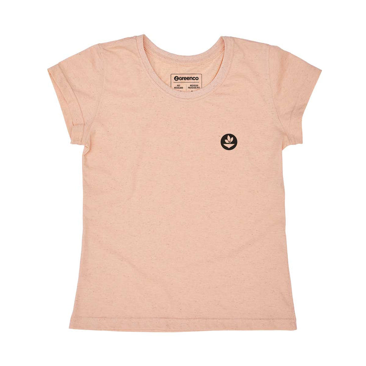 Recycled Polyester + Linen Women's T-shirt - Enjoy The Silence