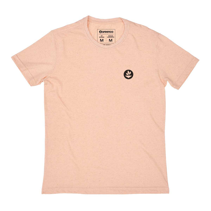 Recycled Polyester + Linen Men's T-shirt - Enjoy The Silence