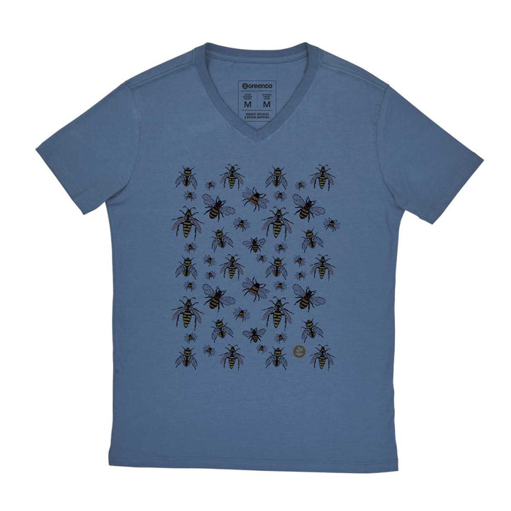 Men's V-neck T-shirt - Swarm