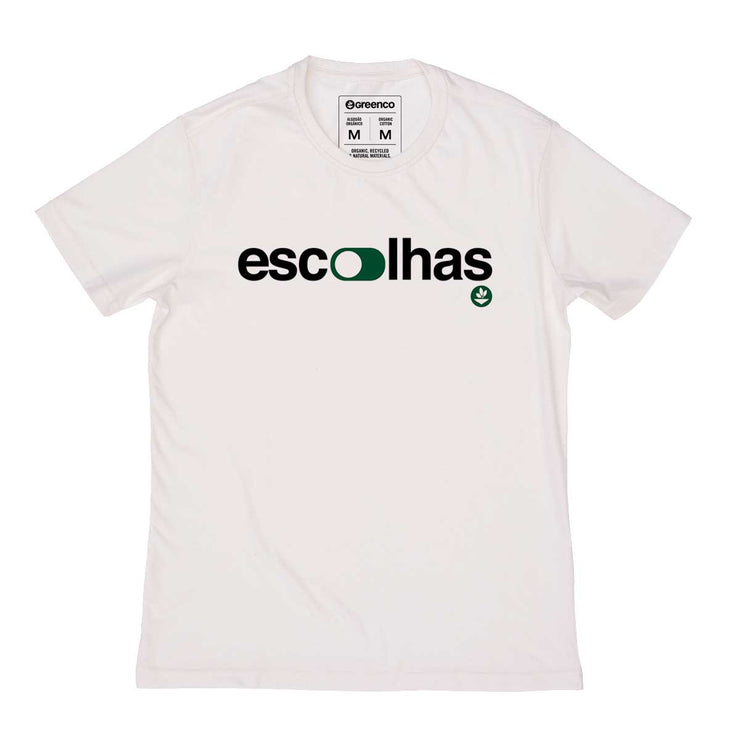 Organic Cotton Men's T-shirt - Escolhas