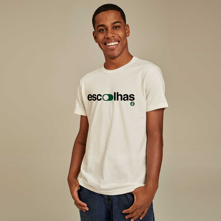 Organic Cotton Men's T-shirt - Escolhas