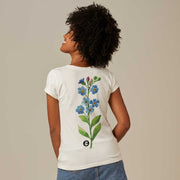 Women's V-neck T-shirt - Watercolor Flower 2
