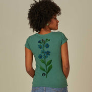 Recotton Women's T-shirt - Watercolor Flower 2