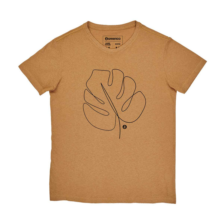 Recotton Men's T-shirt - Leaf Backside