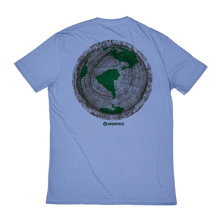 Organic Cotton Men's T-shirt - Green Wood World