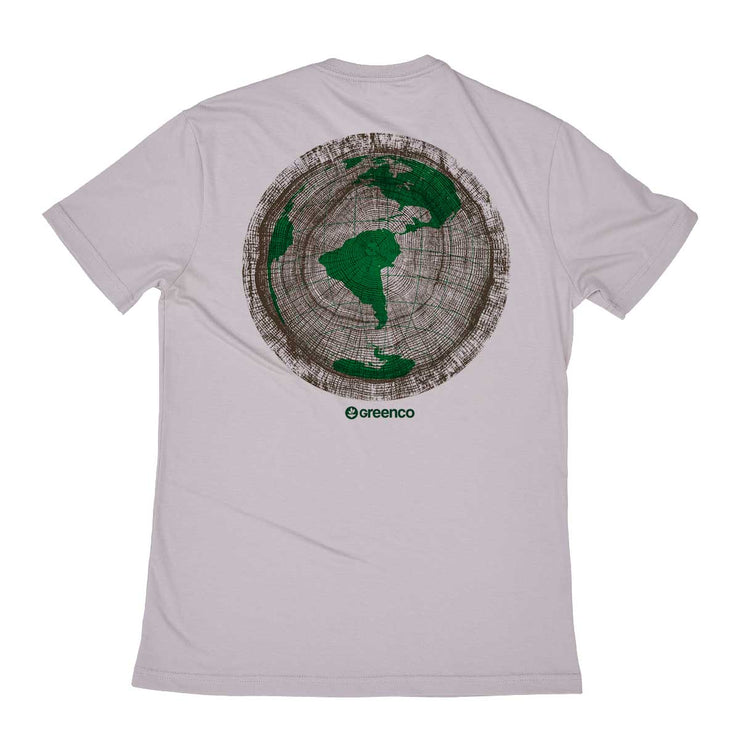 Organic Cotton Men's T-shirt - Green Wood World