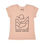 Recycled Polyester + Linen Women's T-shirt - Grand Canyon