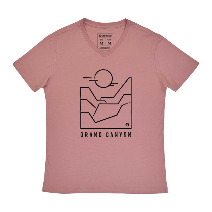 Men's V-neck T-shirt - Grand Canyon