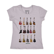 Organic Cotton Women's T-shirt - Guitar Types