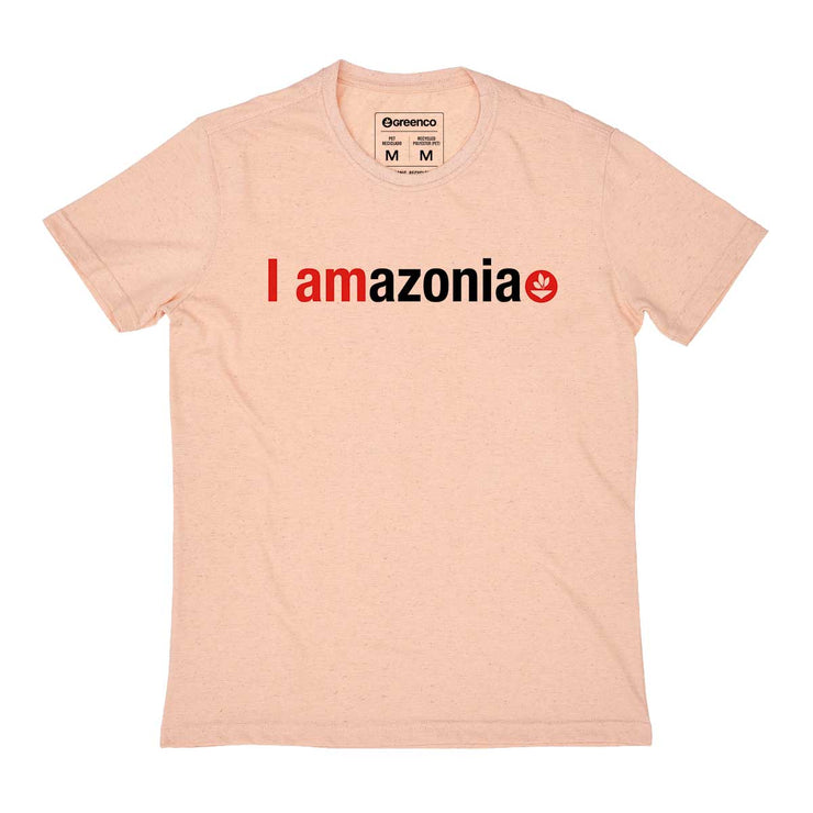 Recycled Polyester + Linen Men's T-shirt - I Amazonia