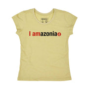 Recycled Polyester + Linen Women's T-shirt - I Amazonia