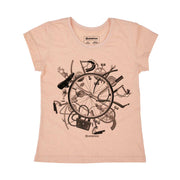 Recycled Polyester + Linen Women's T-shirt - I Love Bike