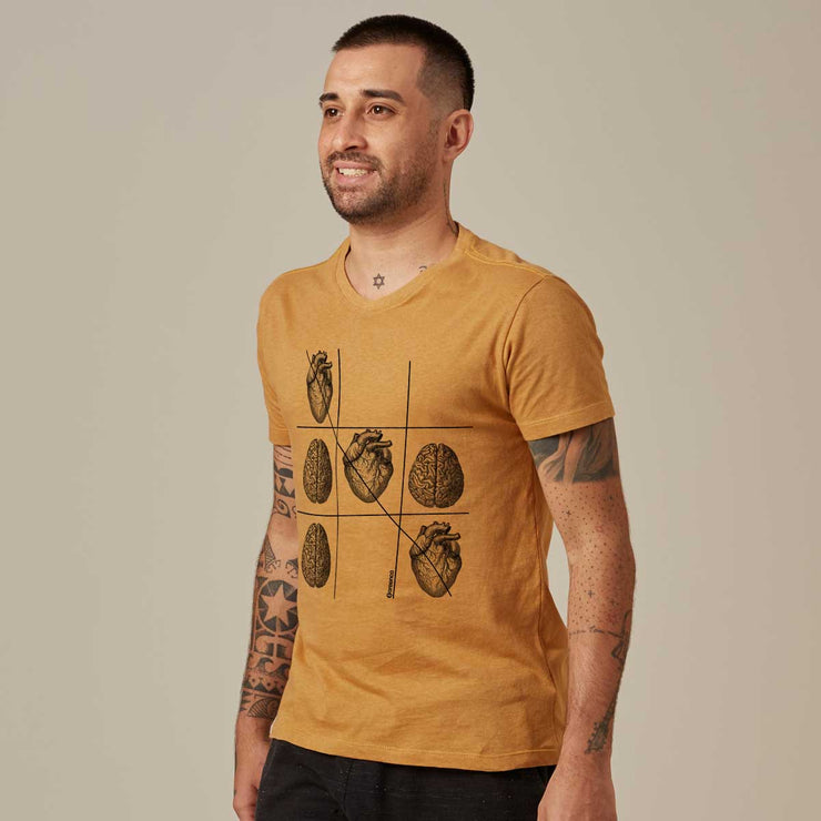 Recotton Men's T-shirt - Emotion Tic-Tac-Toe