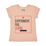 Recycled Polyester + Linen Women's T-shirt - Learn