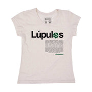 Recycled Polyester + Linen Women's T-shirt - Lúpulos