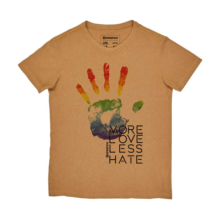Recotton Men's T-shirt - More Love Less Hate