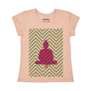 Recycled Polyester + Linen Women's T-shirt - Meditation