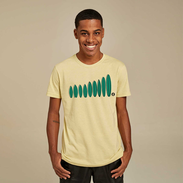 Recycled Polyester + Linen Men's T-shirt - My Types