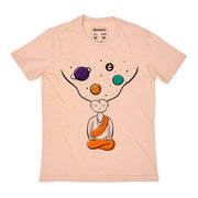 Recycled Polyester + Linen Men's T-shirt - Quiet Please