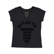 Women's V-neck T-shirt - No Place