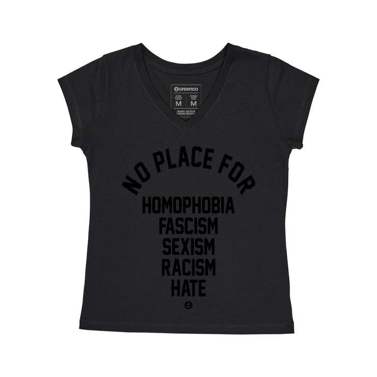 Women's V-neck T-shirt - No Place