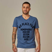 Men's V-neck T-shirt - No Place