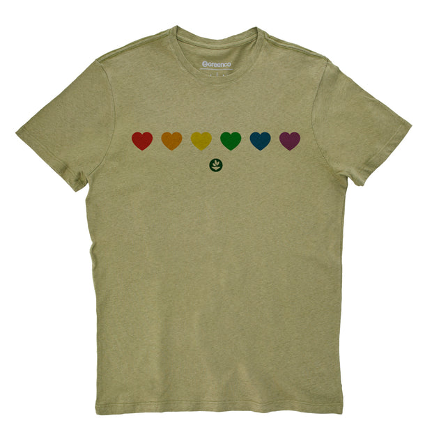 Men's Comfort T-shirt - Color Heart