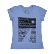 Organic Cotton Women's T-shirt - Ocean Moon