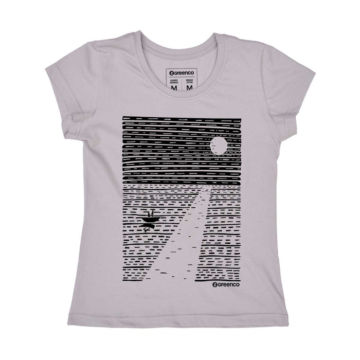 Organic Cotton Women's T-shirt - Ocean Moon