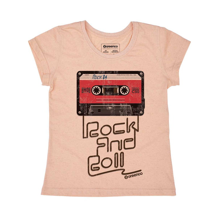 Recycled Polyester + Linen Women's T-shirt - Old School