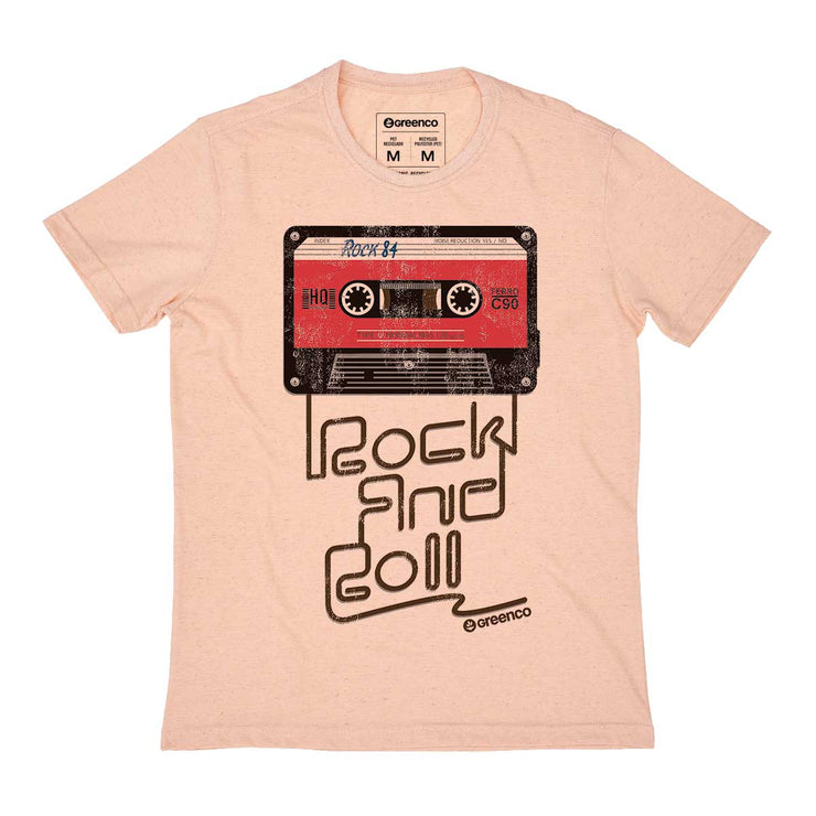 Recycled Polyester + Linen Men's T-shirt - Old School