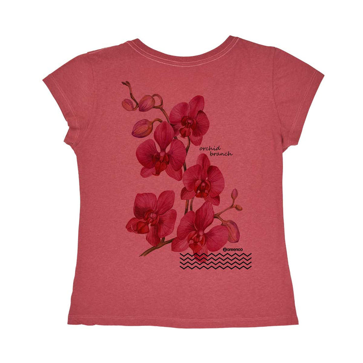 Recotton Women's T-shirt - Rose Orquid Backside
