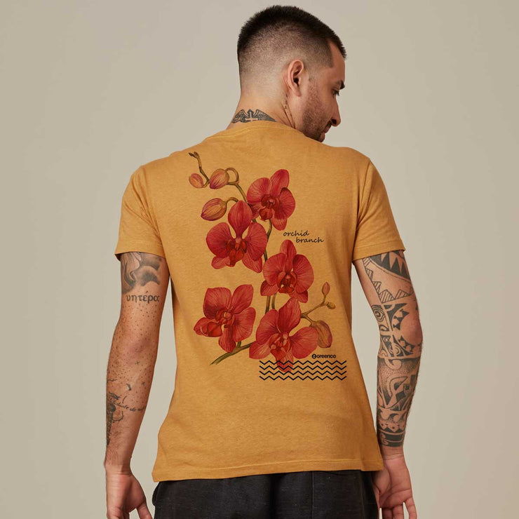 Recotton Men's T-shirt - Rose Orquid Backside