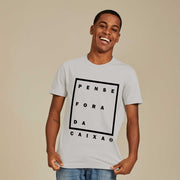 Organic Cotton Men's T-shirt - Pense Fora da Caixa
