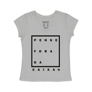 Women's V-neck T-shirt - Pense Fora da Caixa