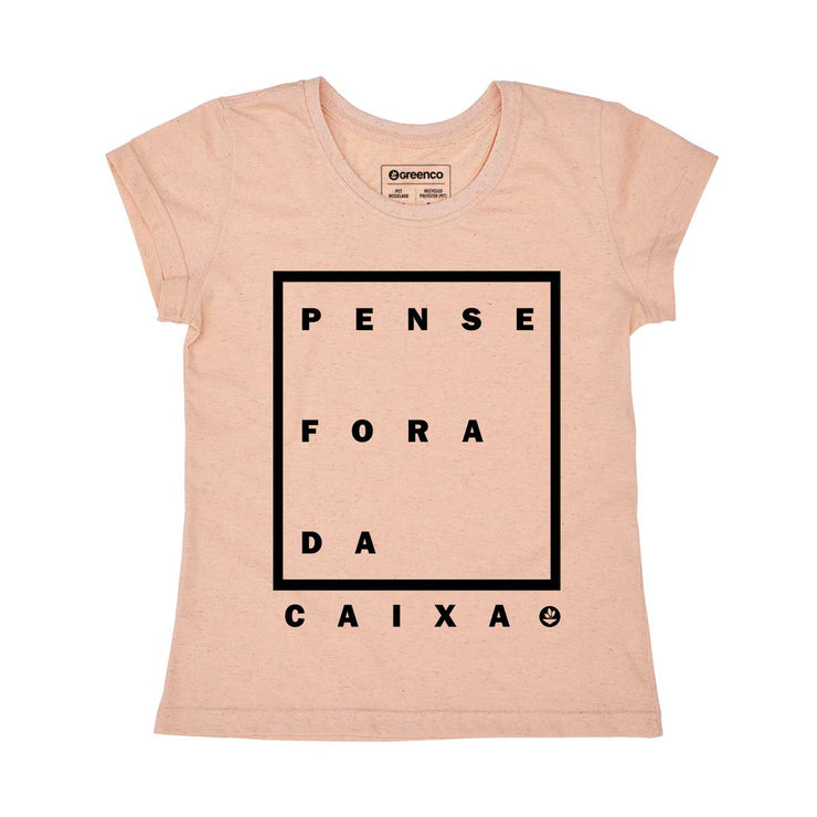 Recycled Polyester + Linen Women's T-shirt - Pense Fora da Caixa