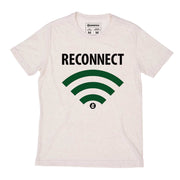 Recycled Polyester + Linen Men's T-shirt - Reconnect