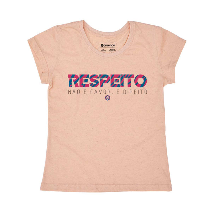 Recycled Polyester + Linen Women's T-shirt - Respeito
