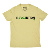 Recycled Polyester + Linen Men's T-shirt - Revolution
