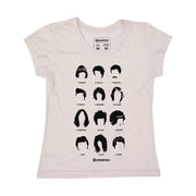 Recycled Polyester + Linen Women's T-shirt - Rockstar Haircuts