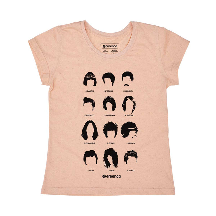 Recycled Polyester + Linen Women's T-shirt - Rockstar Haircuts