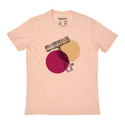 Recycled Polyester + Linen Men's T-shirt - Corkscrew
