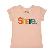 Recycled Polyester + Linen Women's T-shirt - Share