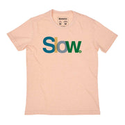 Recycled Polyester + Linen Men's T-shirt - Slow