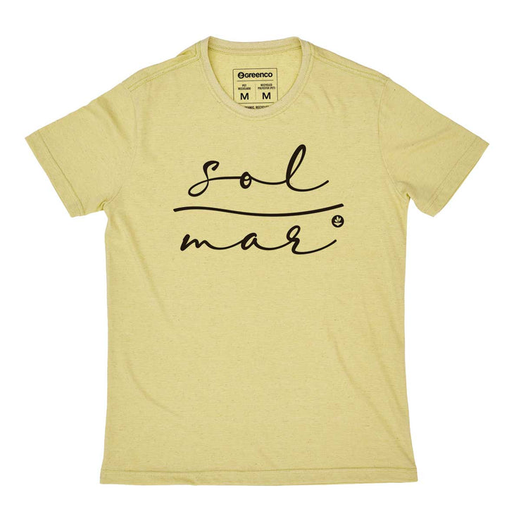Recycled Polyester + Linen Men's T-shirt - Sol e Mar