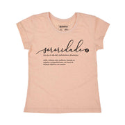 Recycled Polyester + Linen Women's T-shirt - Sororidade