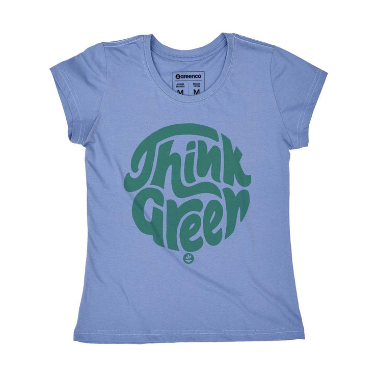 Organic Cotton Women's T-shirt - Think Green