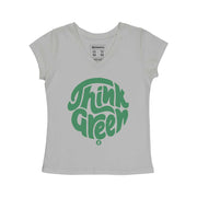 Women's V-neck T-shirt - Think Green