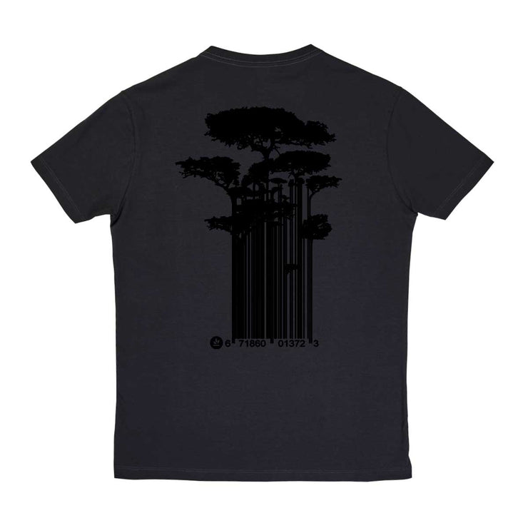 Men's V-neck T-shirt - Tree Code