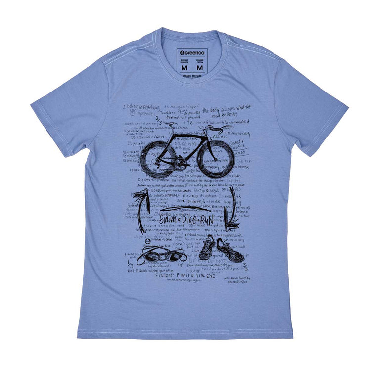 Organic Cotton Men's T-shirt - Triathlon